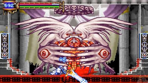 Castlevania Aria Of Sorrow 100 Top Floor Graham Almas Demonio Rojo Y