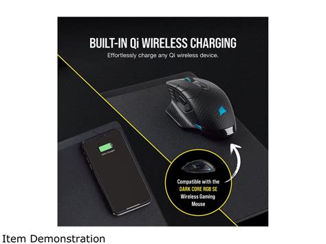Corsair Gaming MM1000 Qi Wireless Charging Mouse Pad - Newegg.com