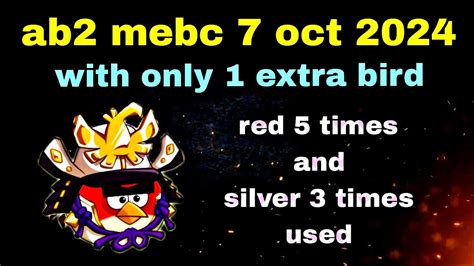 Angry Birds Mighty Eagle Bootcamp Mebc Oct With Only Extra