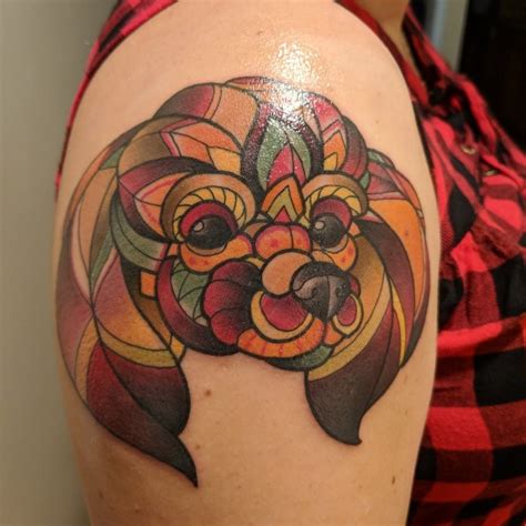 Poodle Tribute By Nick Keiser At Materia Tattoo In Downingtown Pa R