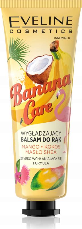 Eveline Cosmetics - Banana Care - Wygładzający balsam do rąk - Banan ...