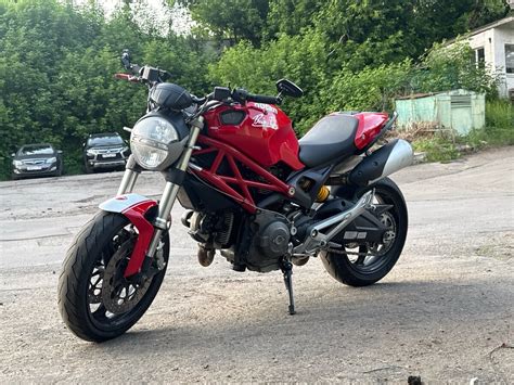 Купить б у Ducati Monster инжектор передач в Подольске красный naked bike года на