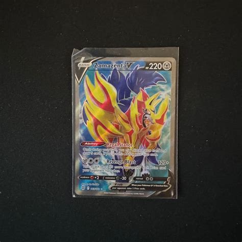 Pokémon Karte Zamazenta V Full Art BRS ENG Kaufen auf Ricardo