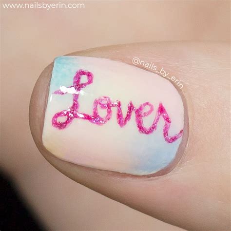 Taylor Swift Lover Nails Nailsbyerin Taylor Swift Nails Nails Coffin Nails Glitter