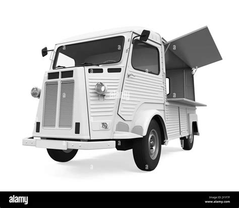 Food Truck Isolated Stock Photo Alamy