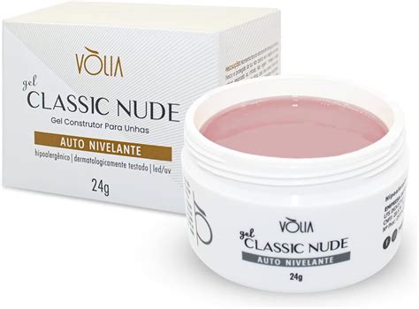 Gel Construtor Para Unhas De Gel Alongamento Classic Nude G V Lia Amazon Br