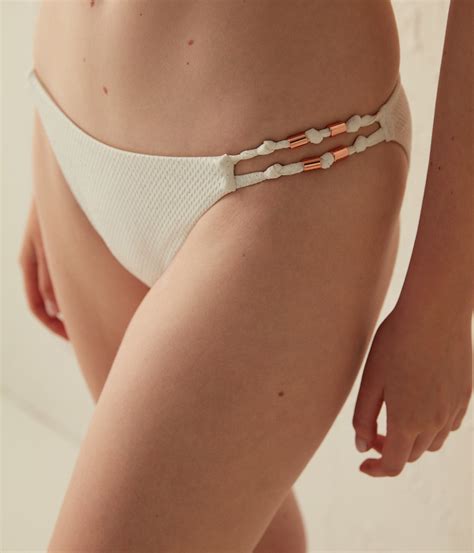 Beige Nadia Side Bikini Bottom Bikinis Swimsuits Pl I Gd Iyb