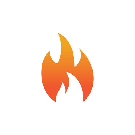 Hot Flame Fire Vector Icon Illustration Design Template Vector Art At Vecteezy