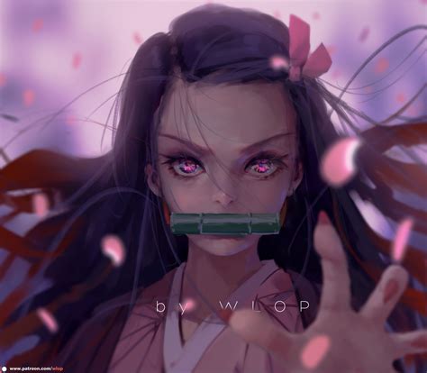 Kamado Nezuko (Nezuko Kamado) - Kimetsu no Yaiba - Image by wlop
