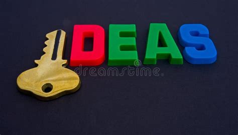 clave  las ideas imagen de archivo imagen de verde
