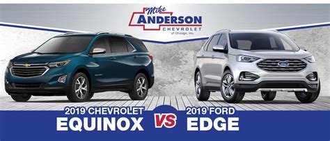 Ford Edge vs Chevy Equinox near Chicago, IL