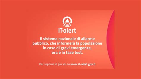 It Alert A Settembre Riprendono I Test Calendario E Regioni