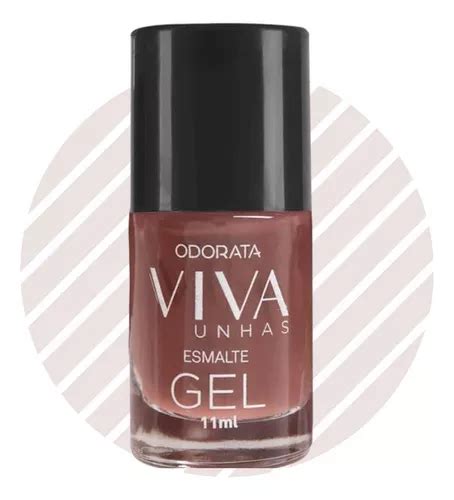 Esmalte Em Gel Nude Avelã Não Precisa Cabine Secagem Rápida MercadoLivre