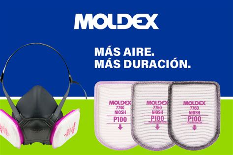 Moldex presenta la nueva línea de filtros P100