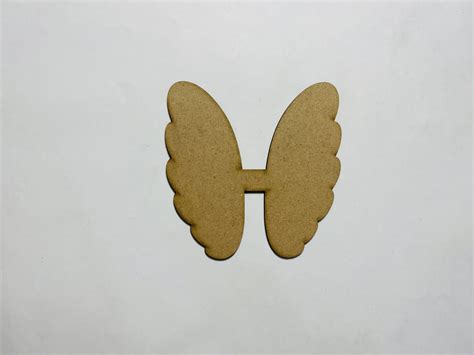 Laser Cut Angel Wings Shape Unfinished Wood Craft Cutout Svg Dxf Cdr Ai Pdf Free Download