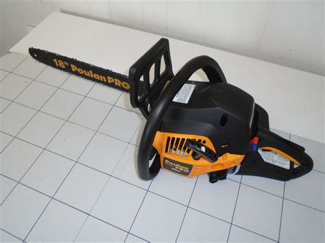 Anything Goes Auction Poulan Pro Chainsaw — 18in Bar 42cc