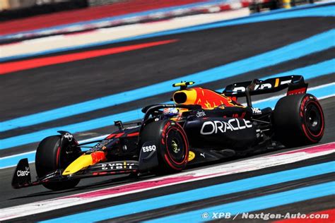 Formule 1 Pérez n est pas confiant au volant de la Red Bull en France