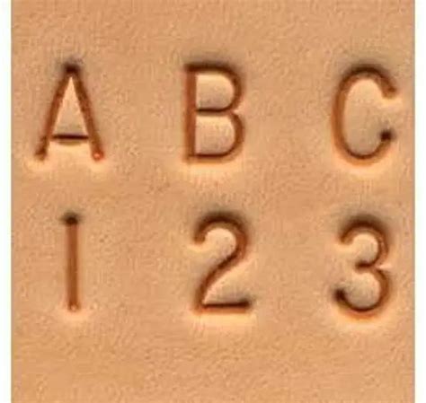 Tandy Leather Craftool 1 4 6 Mm Alphabet Number Set 8137 00