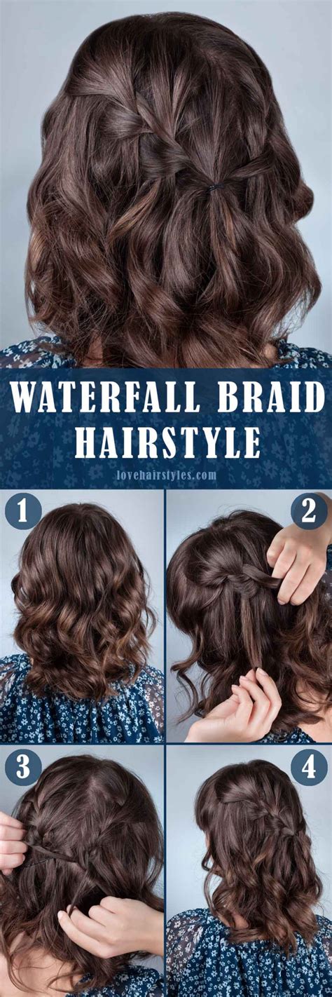 Step Cut Hairstyle For Medium Wavy Hair