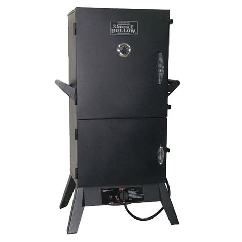 Smoke Hollow 38 In Vertical Propane Gas Smoker 38202g The Home Depot