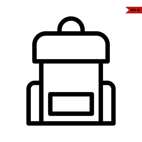 Backpack Line Icon 22780574 Vector Art At Vecteezy