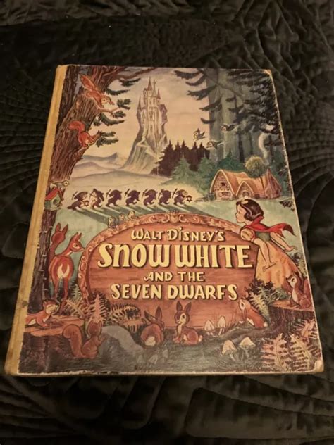 Walt Disneys Snow White The Seven Dwarfs Rare Hardback S Pre War