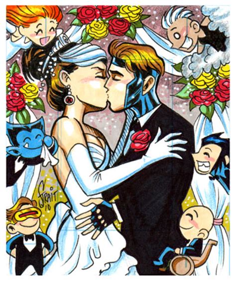 Rogue Gambit wedding by Sonion on DeviantArt