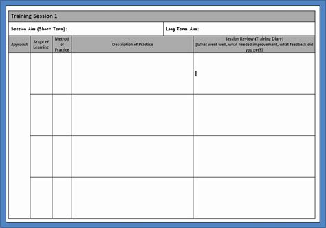 Planning Session Template