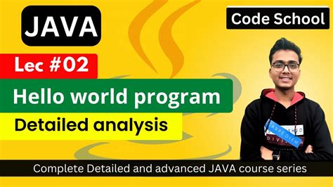 Java Hello World Program Java Full Course In Hindi Java Tutorial 2