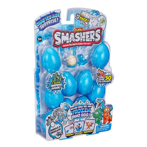 Buy Smashers Dino Ice Age 12 Pack Smash Eggs By ZURU 7458 S001 Online