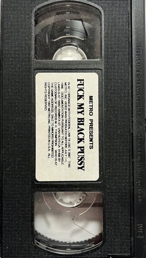 Fuck My Black Ass 1997 Adult XXX VHS VM16