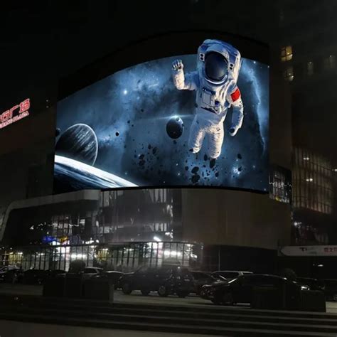 P4 P6 P8 Large Waterproof LED Display HD Naked Eye 3D LED Screen Digital Outdoor Advertising LED