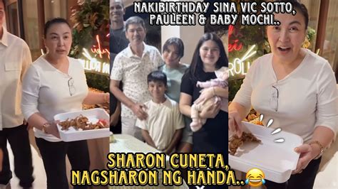 Sharon Cuneta Nagbalot Ng Handa Sa Birthday Ni Gian Sotto Nakibday