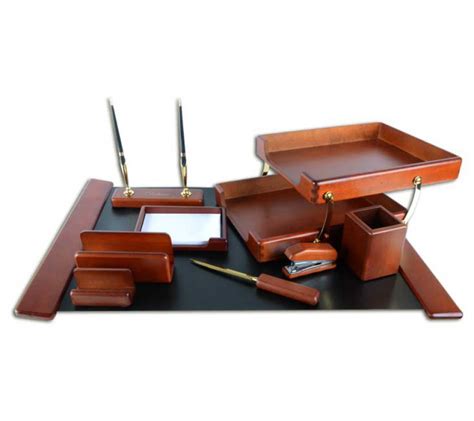 Набор настольный DELUCCI на 9 предметов коричневый ОРЕХ заказать в Минске