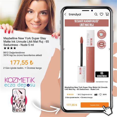 Maybelline New York Super Stay Matte Ink Unnude Likit Mat Ruj Seductress Nude ml Nasıl