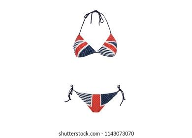Sexy Swimsuit Usa Flag Isolated Bikini Stock Photo Shutterstock