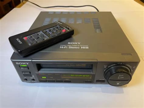 Sony Ev C E Pal Model Video Hi Cassette Recorder Player Deck