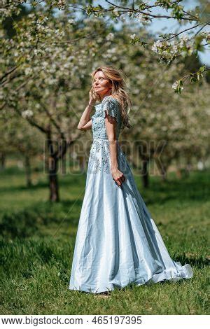 Portrait Blonde Park Image Photo Free Trial Bigstock