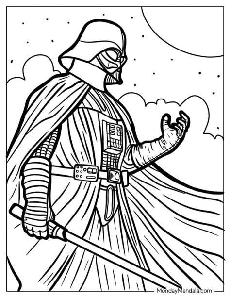 30 Star Wars Coloring Pages (Free PDF Printables) | Star wars coloring