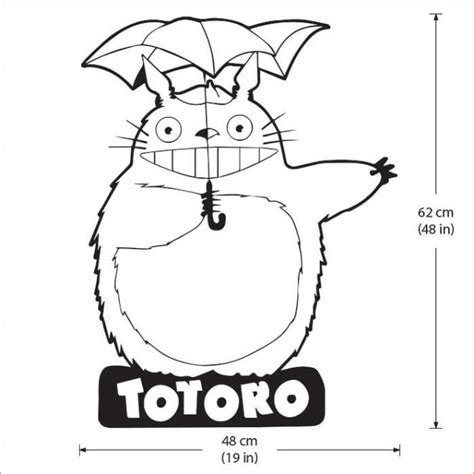 Coloriage Jouet Totoro à découper dessin gratuit à imprimer