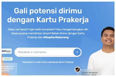 Kartu Prakerja Gelombang Dibuka Ini Syarat Cara Daftar Link