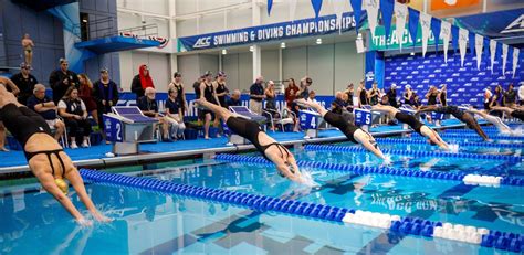 UVA Takes Four Titles Two American Records At ACC Swim Dive