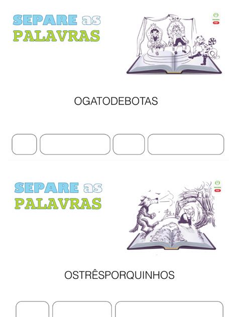 Separe A Palavra - Separe As Palavras Bojcle | PDF