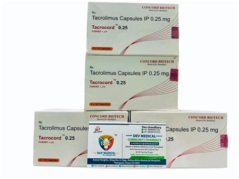 Tacrocord Mg Capsules At Rs Stripe Tacrolimus Capsule In Pune