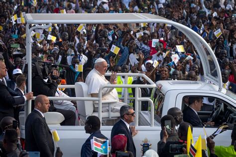 Pope Makes Final Bid For Peace Forgiveness In South Sudan