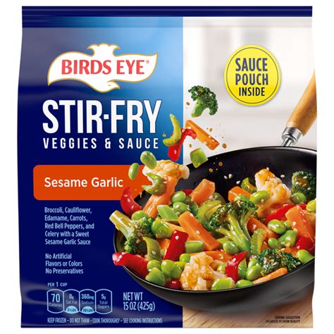 Save On Birds Eye Sesame Garlic Stir Fry Veggies And Sauce Frozen Order