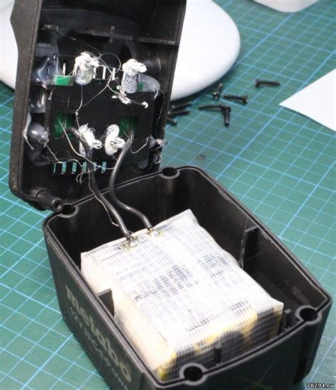 Аккумуляторы Metabo 12В Ni-Cd ремонт перепаковка на литий - Форум