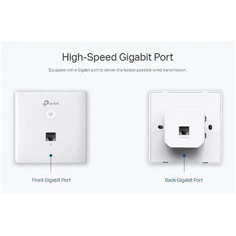 tp-link EAP230-Wall, AC1200 Wall-Plate Dual-Band Wi-Fi Access Point, 2× ...