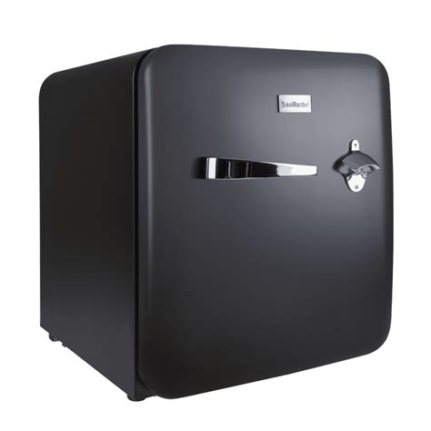 50L Black Retro Counter Top Beverage Cooler | Premium Kitchens
