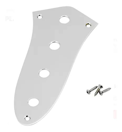 Control Plate Fender Jazz Bass Chrome Parcelamento Sem Juros